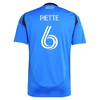 Men's adidas Samuel Piette Blue CF Montréal 2025 Original Replica Player Jersey