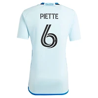 Maillot de joueur réplique adidas Samuel Piette CF Montréal 2024 La Main bleu clair pour homme