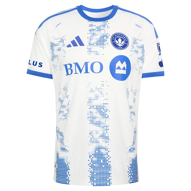 Men's adidas Samuel Piette White CF Montreal 2026 The Procure Jersey On-Field Authentic Patch