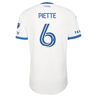 Maillot adidas Samuel Piette blanc CF Montréal 2026 The Procure pour homme, avec patch authentique sur le terrain