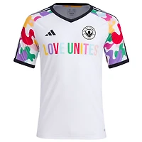 Men's adidas White CF Montreal 2023 Pride Pre-Match Top