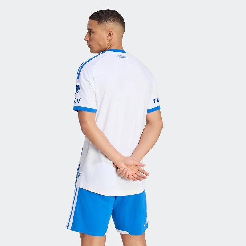 Maillot authentique de terrain adidas CF Montréal 2026 blanc pour homme