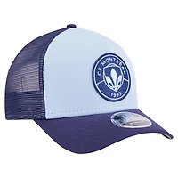 Men's New Era Light Blue CF Montreal Color Pack 9FORTY M-Crown A-Frame Adjustable Trucker Hat