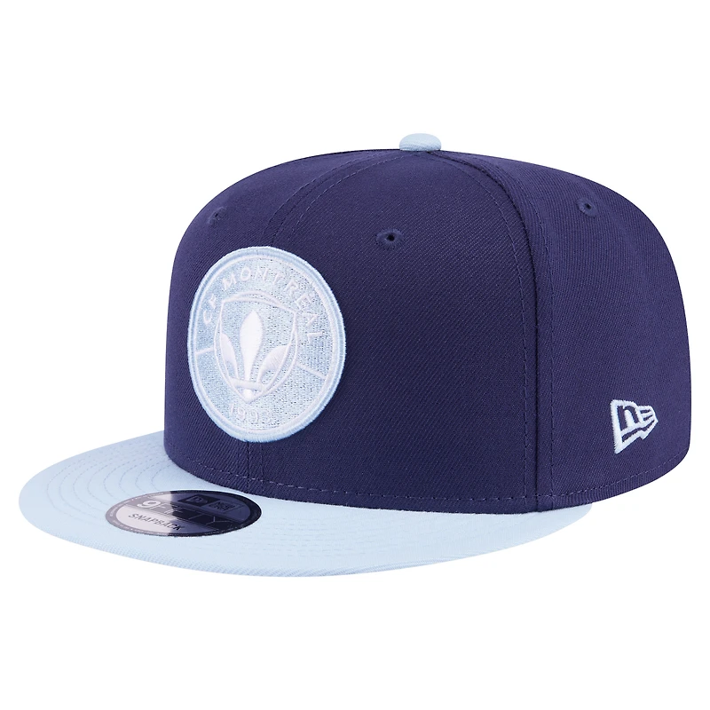 Men's New Era Navy CF Montreal Color Pack Two-Tone 9FIFTY Snapback Hat