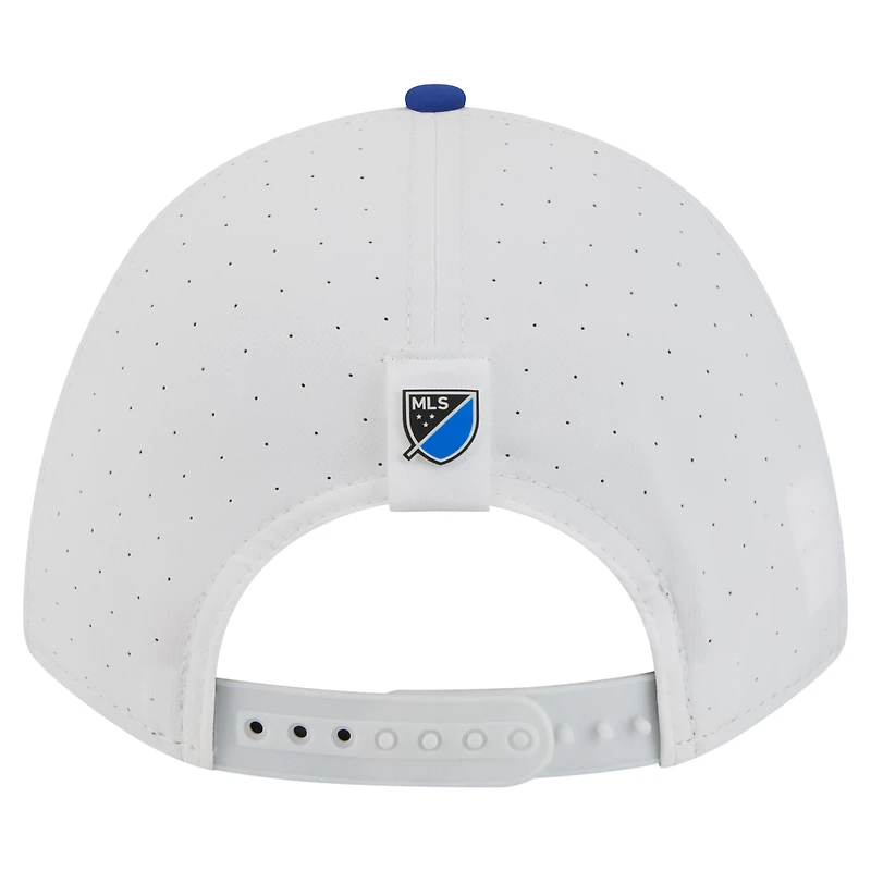 Casquette New Era blanche CF Montréal 2026 MLS Kick Off 9FORTY M-Crown à monture ajustable
