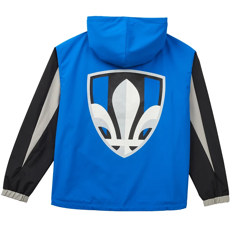 Unisex Live Breathe Futbol Royal CF Montreal Tekker Half-Zip Anorak Jacket