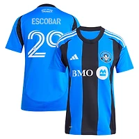 Women's adidas Franco Escobar Blue CF Montréal 2025 Original Replica Jersey