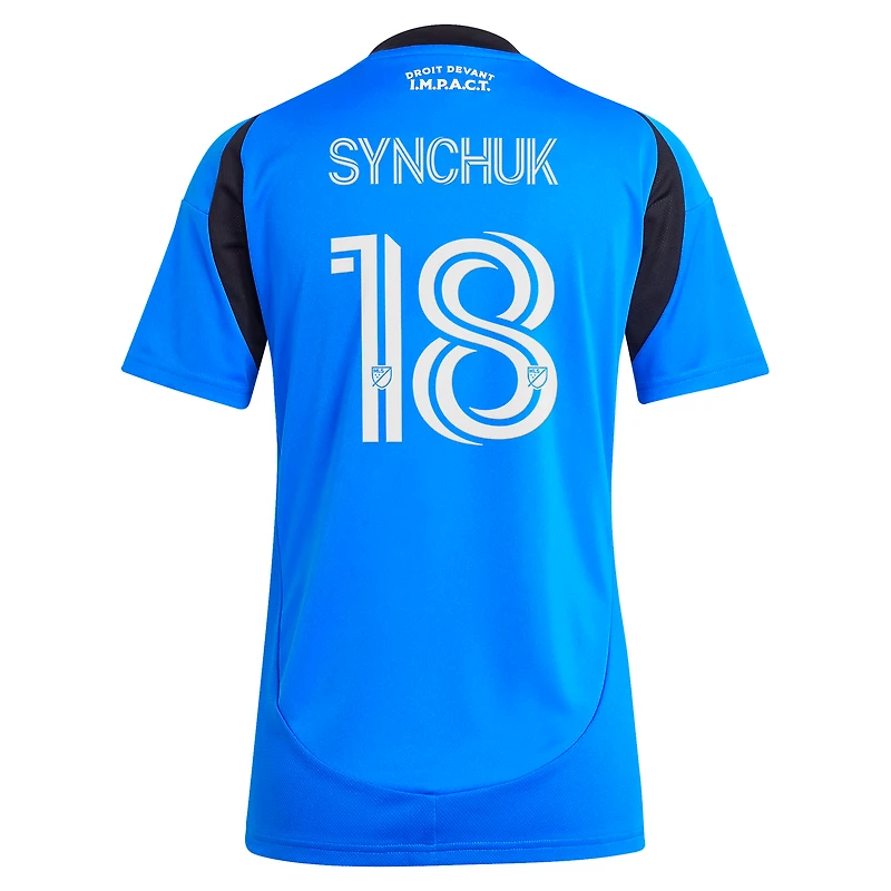 Maillot réplique original adidas Hennadii Synchuk bleu CF Montréal 2025 pour femme
