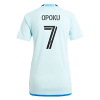 Maillot de joueur réplique adidas Kwadwo Opoku bleu clair CF Montréal 2024 La Main pour femme
