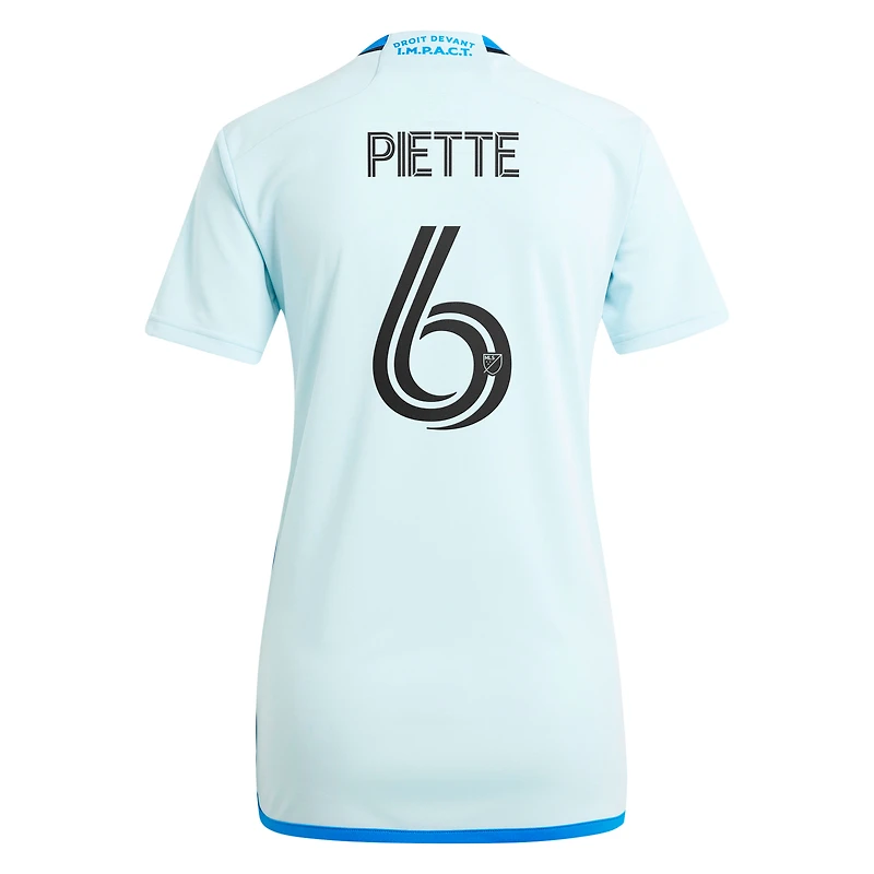 Maillot de joueur réplique adidas Samuel Piette CF Montréal 2024 La Main bleu clair pour femme