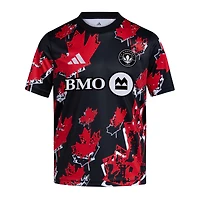 Youth adidas  Black CF Montreal 2026 Canadian Pre-Match Jersey