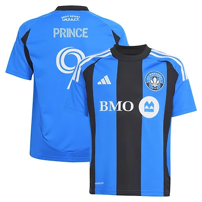 Youth adidas Prince Owusu Blue CF Montréal 2025 Original Replica Player Jersey
