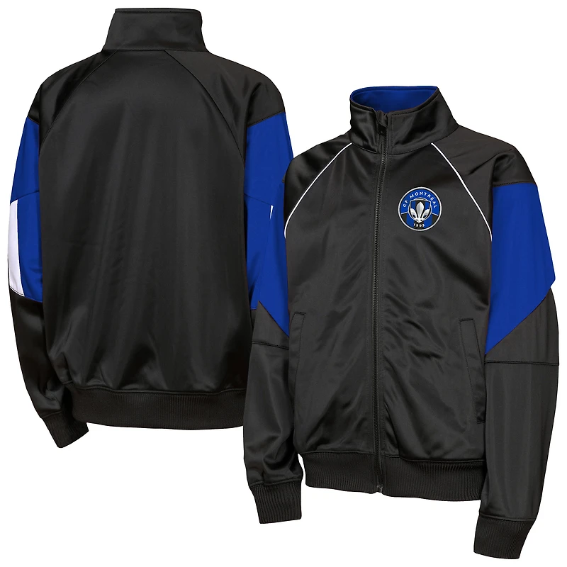 Youth Outerstuff Black CF Montreal Exceptional Full-Zip Track Jacket