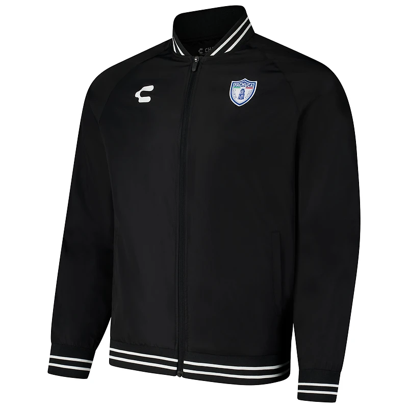 Men's Charly  Black C.F. Pachuca 2024/25 Full-Zip Bomber Jacket