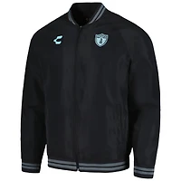 Men's Charly  Black C.F. Pachuca Full-Zip Bomber Jacket
