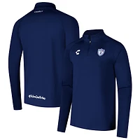 Haut à enfiler Charly Blue C.F. Pachuca 2024/25 pour homme avec fermeture éclair quart de tour