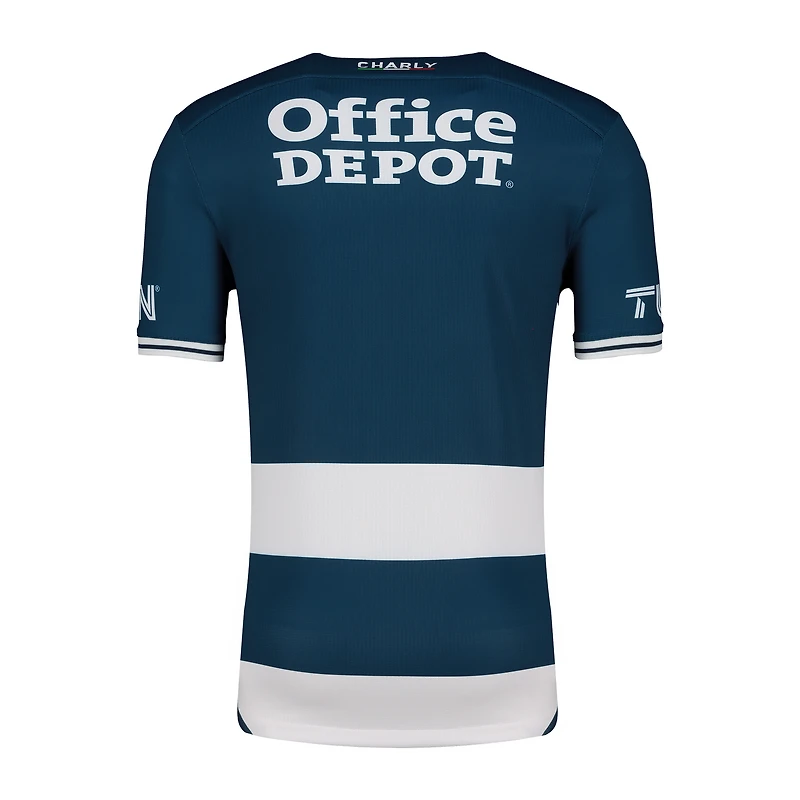 Charly Marine/Blanc C.F. Homme Pachuca 2024/25 Maillot Authentique Domicile