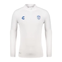 Men's Charly  White C.F. Pachuca 2024/25 Quarter-Zip Pullover Top