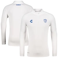 Men's Charly  White C.F. Pachuca 2024/25 Quarter-Zip Pullover Top