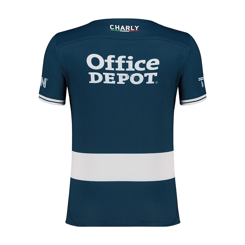 Charly Marine/Blanc C.F. Pachuca 2024/25 Maillot Authentique Domicile