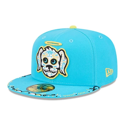 Men's New Era  Aqua Charleston RiverDogs 2026 Copa De La Diversion 59FIFTY Fitted Hat