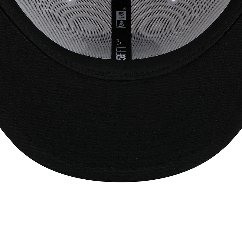 Men's New Era White/Navy Charleston RiverDogs Marvel x Minor League 59FIFTY Fitted Hat