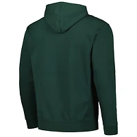 Men's Colosseum Green Charlotte 49ers Arch and Logo Pullover Hoodie
