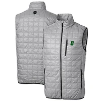 Gilet matelassé entièrement zippé Rainier PrimaLoft Eco pour homme, gris, des Charlotte 49ers, de grande taille