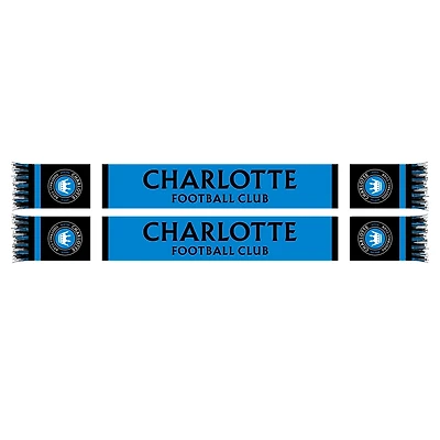 Charlotte FC Wordmark Traditional Knit Scarf