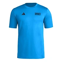 Men's adidas Blue Charlotte FC Local Wrap T-Shirt