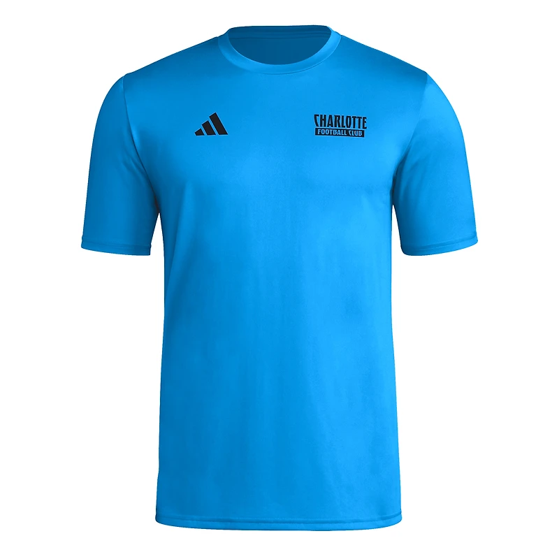 Men's adidas Blue Charlotte FC Local Wrap T-Shirt