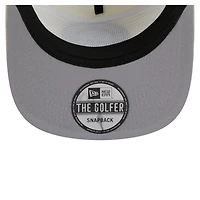 Casquette de golf à visière snapback Charlotte FC Kickoff 2025 de New Era pour homme, couleur crème