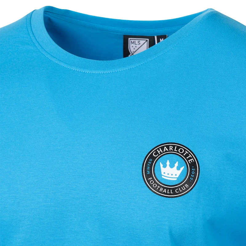 Men's Sport Design Sweden  Blue Charlotte FC Game Day Relaxed T-Shirt