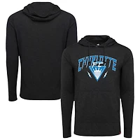 Men's Sportiqe  Black Charlotte FC Distressed Rowan Pullover Hoodie