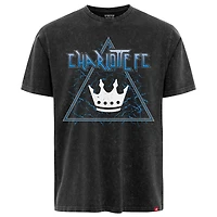 Men's Sportiqe  Charcoal Charlotte FC Distressed Angus T-Shirt