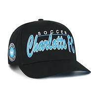 Men's '47  Black Charlotte FC Brushmark Hitch Adjustable Hat