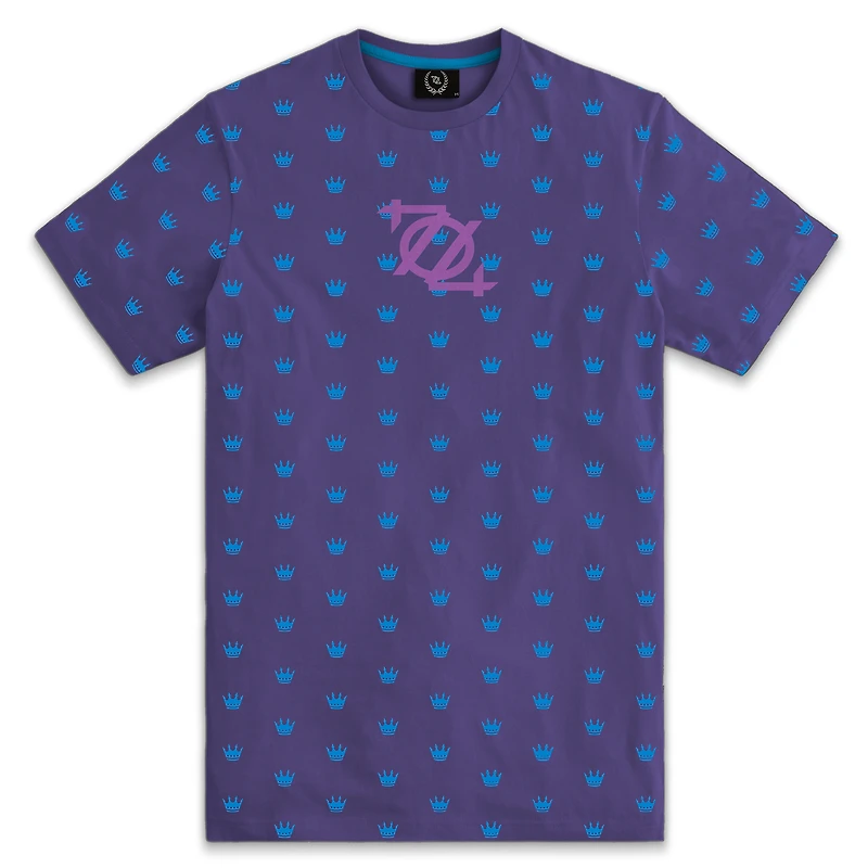 Men's 704 Shop Purple Charlotte FC All-Over Micro T-Shirt