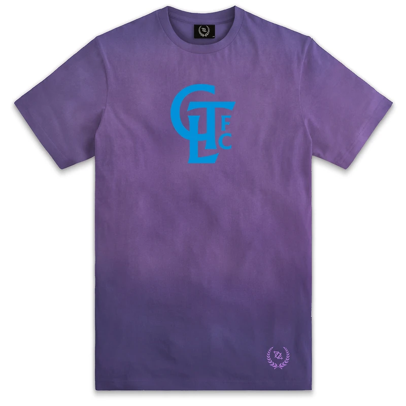 Men's 704 Shop Purple Charlotte FC Spray Washed T-Shirt