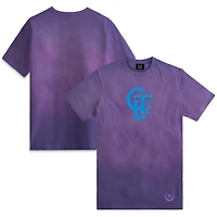 Men's 704 Shop Purple Charlotte FC Spray Washed T-Shirt