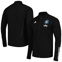 Men's adidas Black Charlotte FC 2023 On-Field AEROREADY Full-Zip Training Top