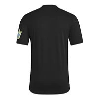 Men's adidas Black Charlotte FC 2025 Archive Collection Jersey Hook T-Shirt