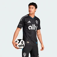 Men's adidas Black Charlotte FC 2025 Fortress Kit Authentic Jersey