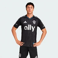 Men's adidas Black Charlotte FC 2025 Fortress Kit Authentic Jersey