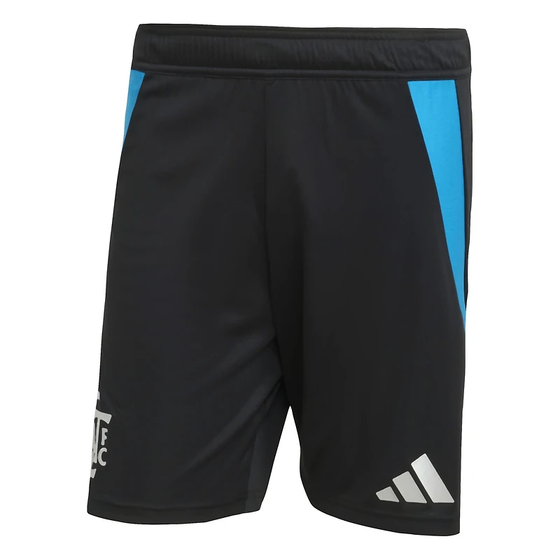 Short adidas noir pour homme Charlotte FC Away 2025 Fortress Kit Authentic