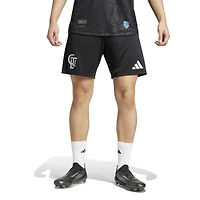 Short adidas noir pour homme Charlotte FC Away 2025 Fortress Kit Authentic