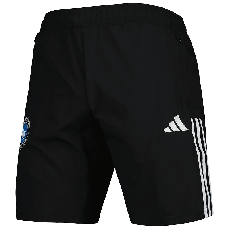 Men's adidas Black Charlotte FC Downtime Shorts
