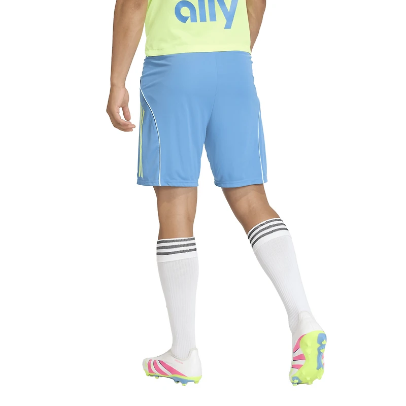 Short authentique adidas bleu Charlotte FC 2025 Archive Collection pour homme
