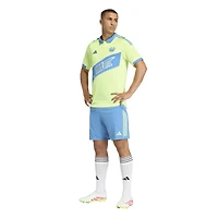 Men's adidas Blue Charlotte FC 2025 Archive Collection Authentic Shorts
