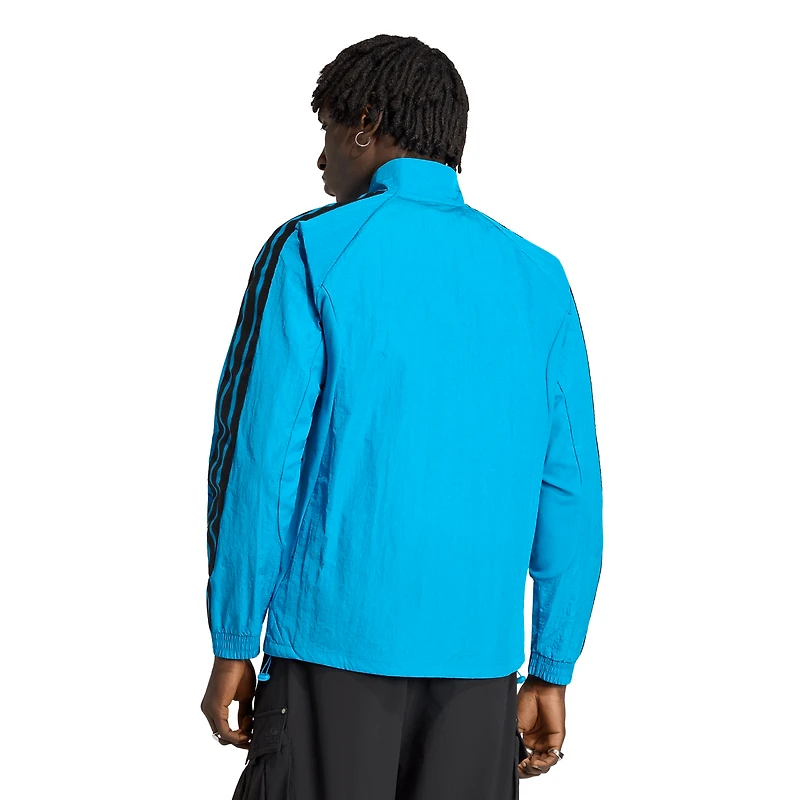 Veste raglan zippée adidas bleue Charlotte FC 2026 Anthem pour homme