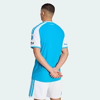 Men's adidas Blue Charlotte FC 2026 Carolina Kit: Crowns Up On-Field Authentic Patch Jersey